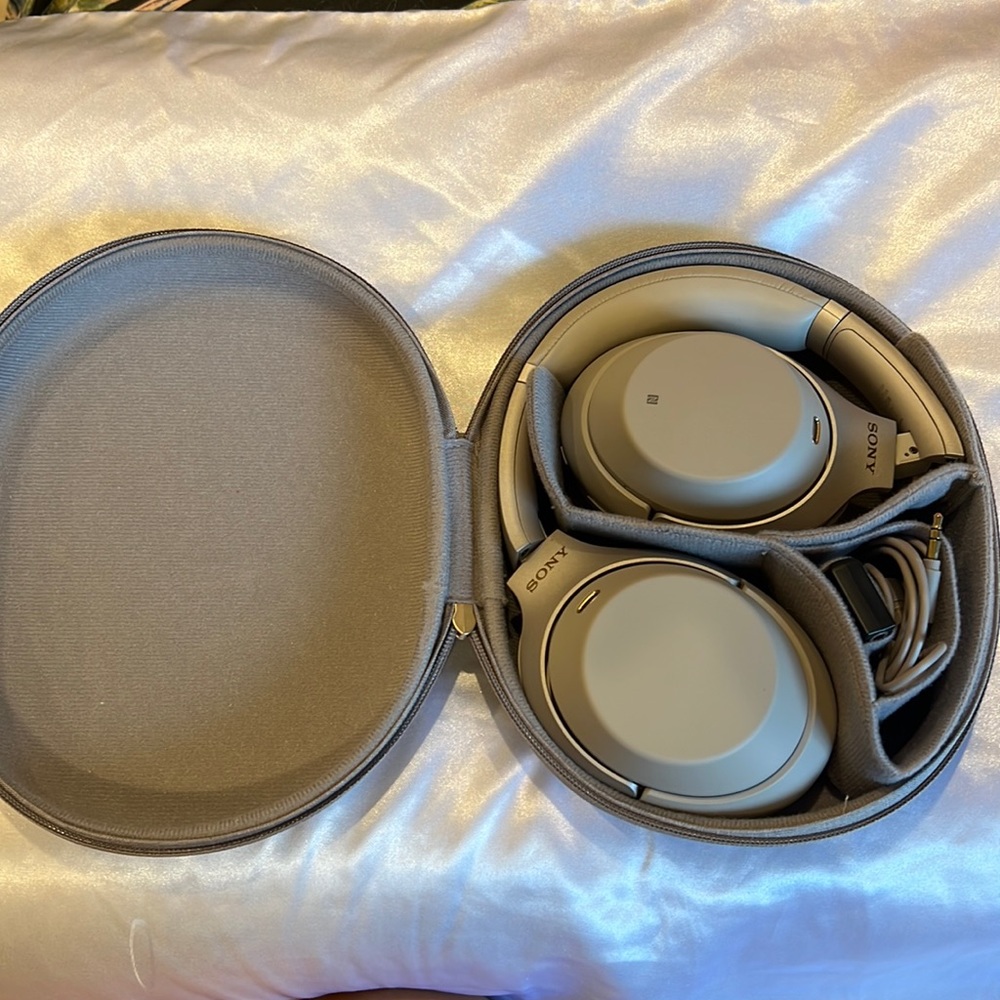 Sony WH-1000X M3 Headphones in Gray/beige